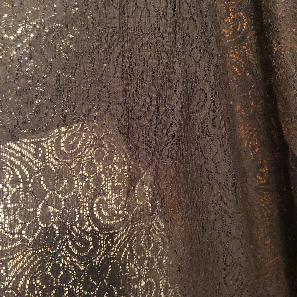 Lularoe noir Shirley lace kimono black BNWT - Picture 3 of 6
